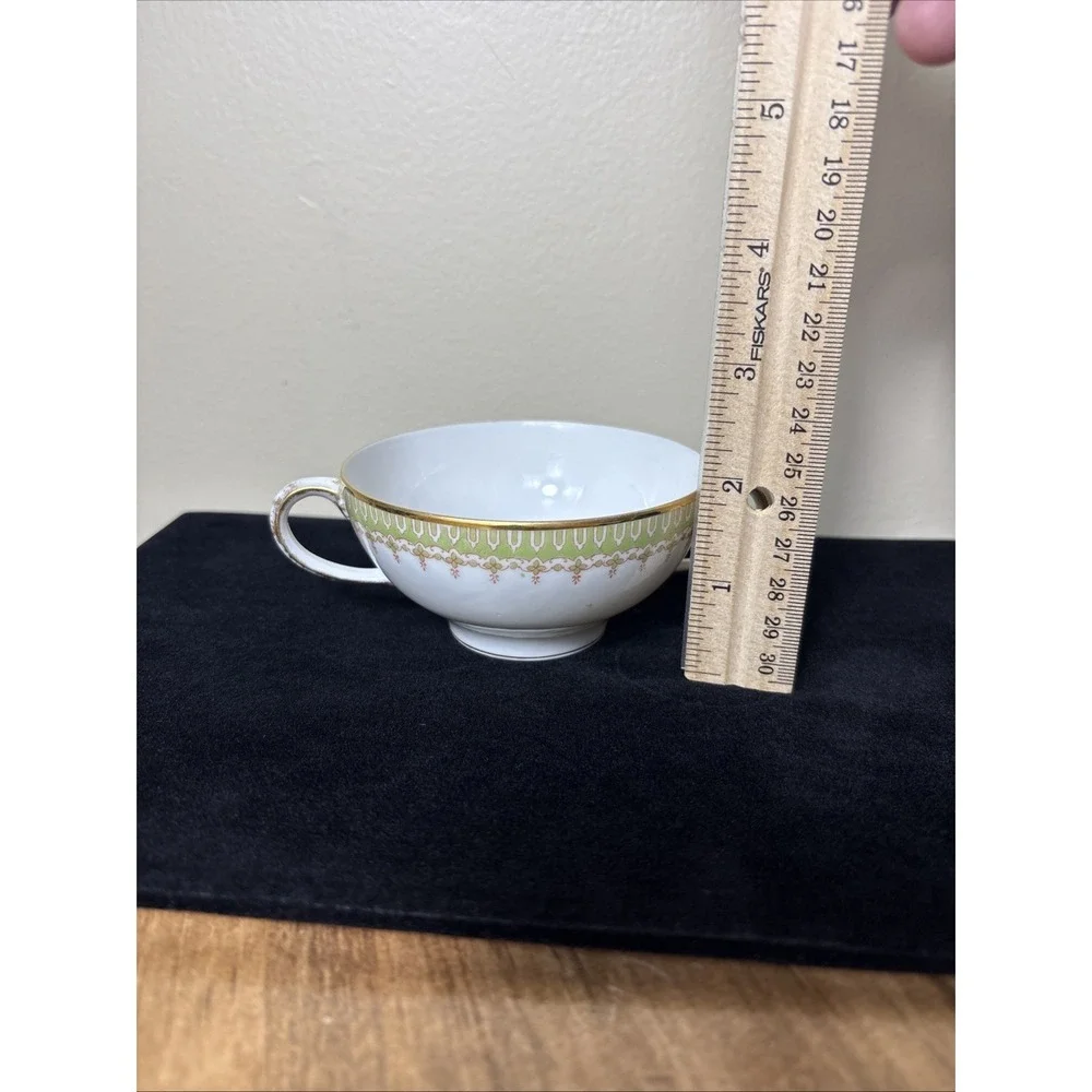 Antique WG & Co Limoges France William Guerin Double Handle Cream Soup Broth Cup
